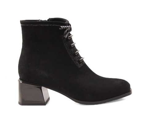 Epica JIJI30040 czarne skórzane botki Epica JIJI30040 czarne skórzane botki