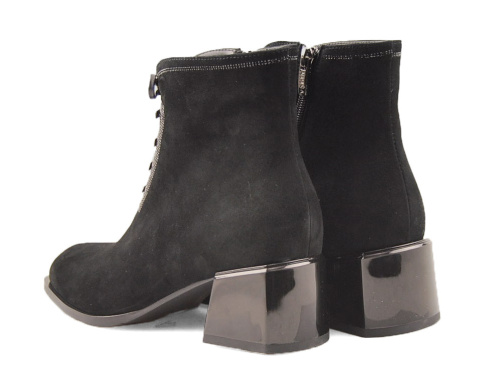 Epica JIJI30040 czarne skórzane botki Epica JIJI30040 czarne skórzane botki