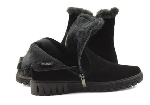 Filippo DBT6362 czarne skórzane botki Filippo DBT6362 czarne skórzane botki