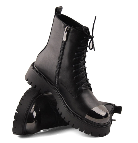 Filippo DBT6405 czarne skórzane trapery Filippo DBT6405 czarne skórzane trapery