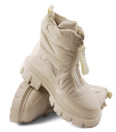 Filippo DBt4960 beżowe śniegowce Filippo DBt4960 beżowe śniegowce