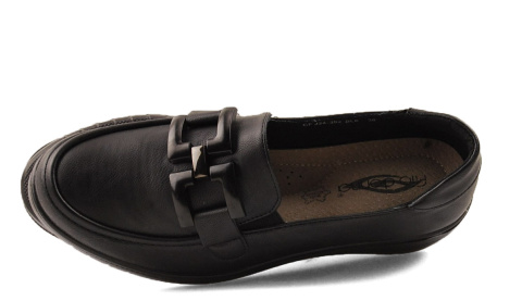 Filo Donna L24-392 czarne półbuty Filo Donna L24-392 czarne półbuty