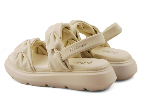 Lee Cooper LCW-24-47-2704L kremowe sandały Lee Cooper LCW-24-47-2704L kremowe sandały