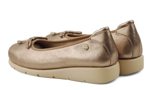 Maciejka P6504 złote skórzane baleriny Maciejka P6504 złote skórzane baleriny