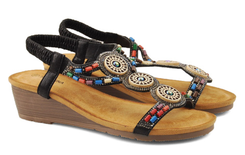 Sabatina TMF2023W-0256-K czarne sandały