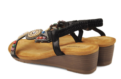 Sabatina TMF2023W-0256-K czarne sandały