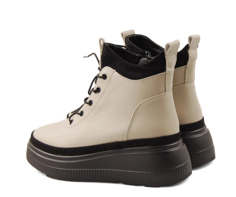 T.Sokolski Z24-217 beżowe skórzane botki