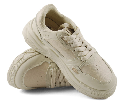 Big Star NN274668 beżowe sneakersy Big Star NN274668 beżowe sneakersy