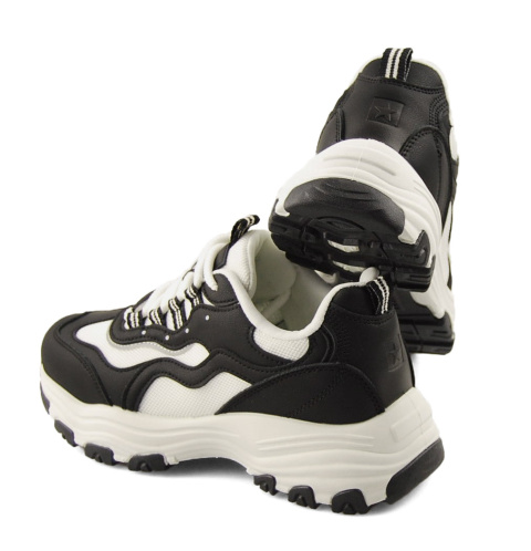 Big Star RR274A175 czarno-białe sneakersy