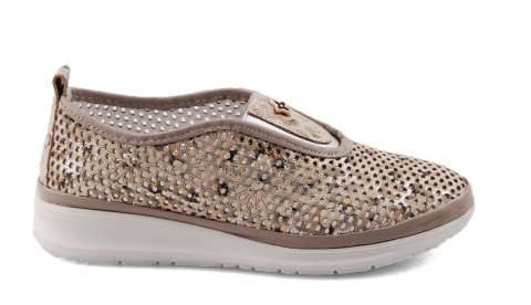 Boccato 0110-820.1 beżowe skórzane półbuty