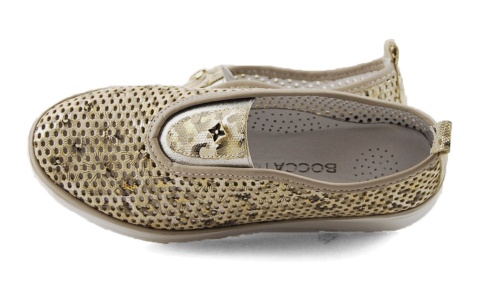 Boccato 0110-820.1 beżowe skórzane półbuty