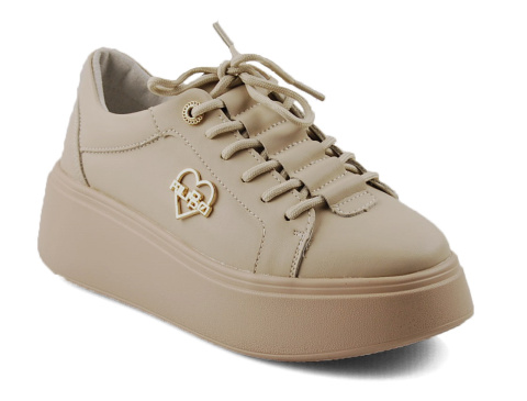 Filippo DP6058 beżowe skórzane półbuty Filippo DP6058 beżowe skórzane półbuty