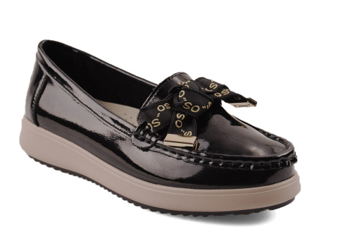 Filippo DP6457 czarne skórzane mokasyny