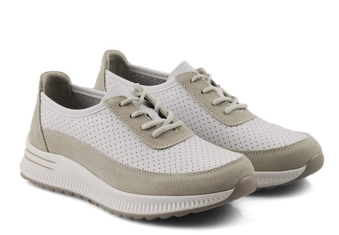 Filippo DP6717 białe skórzane półbuty Filippo DP6717 białe skórzane półbuty