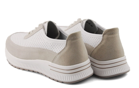 Filippo DP6717 białe skórzane półbuty Filippo DP6717 białe skórzane półbuty