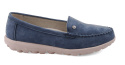 Filippo DP6751 niebieskie skórzane półbuty