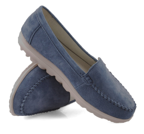 Filippo DP6751 niebieskie skórzane półbuty Filippo DP6751 niebieskie skórzane półbuty