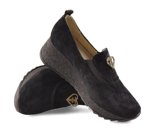 Filippo DP6786 czarne skórzane półbuty Filippo DP6786 czarne skórzane półbuty