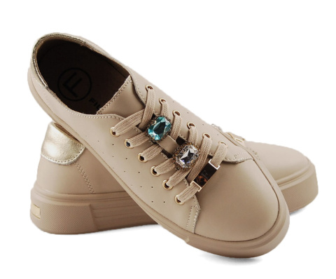 Filippo DP6854 beżowe skórzane półbuty Filippo DP6854 beżowe skórzane półbuty