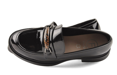 Filippo DP6929 czarne skórzane półbuty