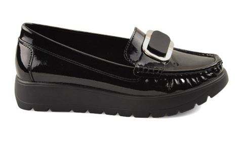 Filippo DP7056 czarne skórzane półbuty Filippo DP7056 czarne skórzane półbuty