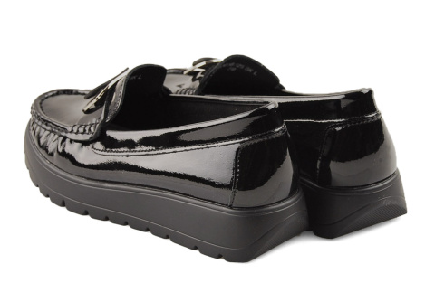 Filippo DP7056 czarne skórzane półbuty Filippo DP7056 czarne skórzane półbuty