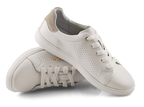 Filippo Dp6738 białe skórzane półbuty Filippo Dp6738 białe skórzane półbuty