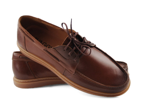 Lavaggio 2350-2 brązowe skórzane półbuty Lavaggio 2350-2 brązowe skórzane półbuty