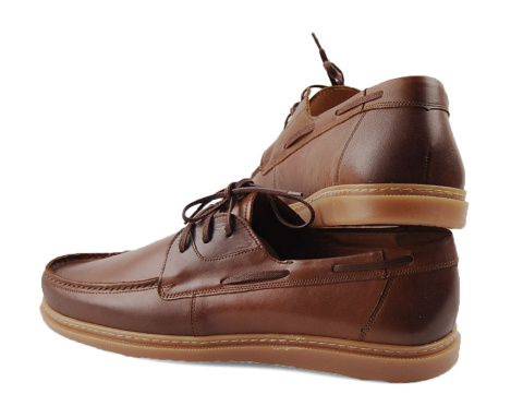 Lavaggio 2350-2 brązowe skórzane półbuty Lavaggio 2350-2 brązowe skórzane półbuty