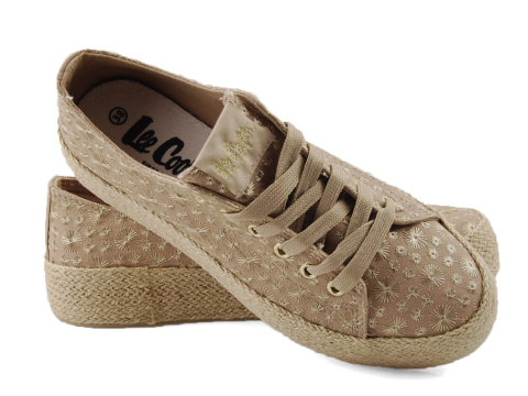 Lee Cooper LCW-25-08-3646L beżowe espadryle