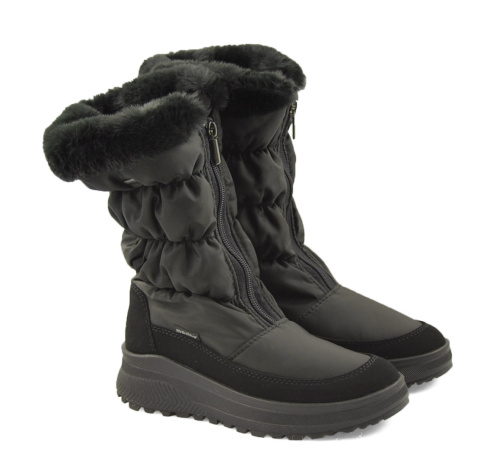 Manitu 990367 czarne śniegowce Manitu 990367 czarne śniegowce