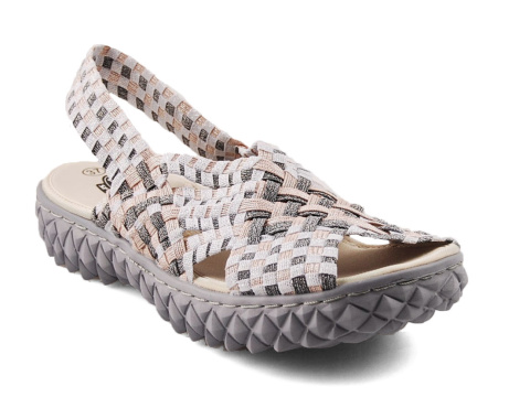 Rock Spring dakota srebrno-różowe snadały