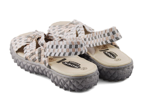 Rock Spring dakota srebrno-różowe snadały