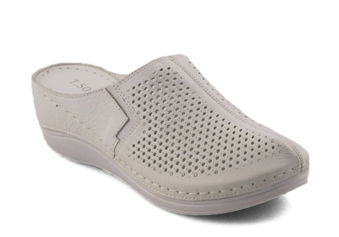 T.Sokolski L25-164 białe skórzane klapki T.Sokolski L25-164 białe skórzane klapki