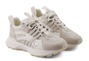 Vinceza 66744 szare skórzane sneakersy