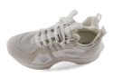 Vinceza 66744 szare skórzane sneakersy