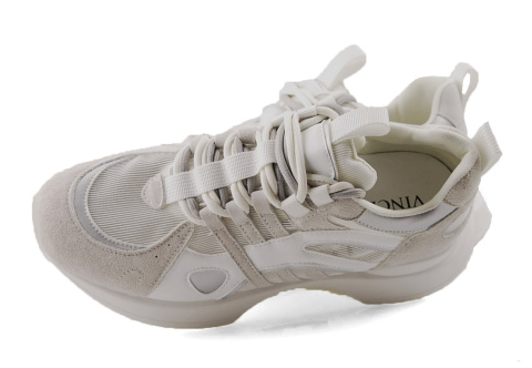 Vinceza 66744 szare skórzane sneakersy Vinceza 66744 szare skórzane sneakersy