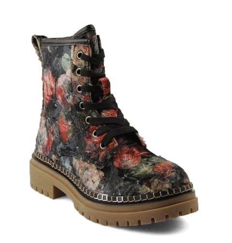 Artiker 57C1054 wieokolorowe botki w kwiaty