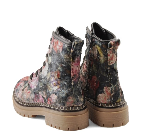 Artiker 57C1054 wieokolorowe botki w kwiaty