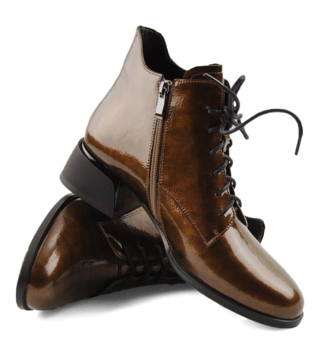 Artiker 57C1116 brązowe skórzane trzewiki