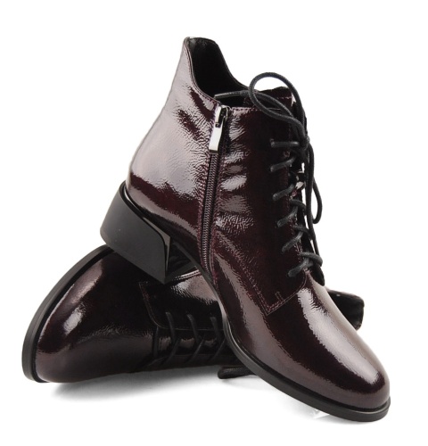 Artiker 57C1119 bordowe skórzane trzewiki