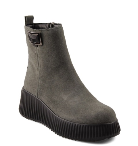 Filippo DBT6392 szare skórzane botki Filippo DBT6392 szare skórzane botki