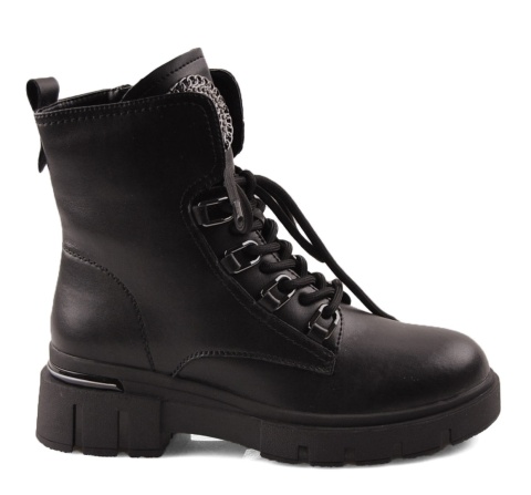 Filippo DBT6521 czarne skórzane trapery