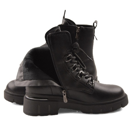 Filippo DBT6521 czarne skórzane trapery