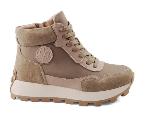 Filippo DBT7158 beżowe skórzane botki Filippo DBT7158 beżowe skórzane botki