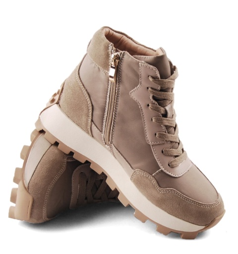 Filippo DBT7158 beżowe skórzane botki Filippo DBT7158 beżowe skórzane botki