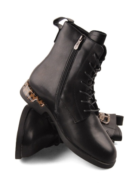 Filippo DBT7206 czarne skórzane trzewiki