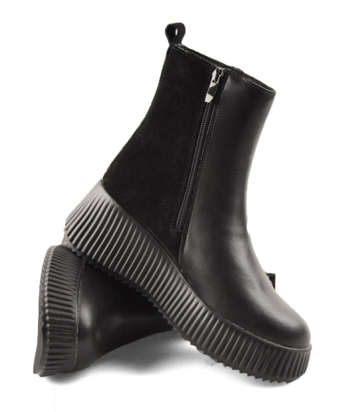 Filippo DBT7268 czarne skórzane botki Filippo DBT7268 czarne skórzane botki