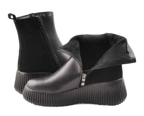 Filippo DBT7268 czarne skórzane botki Filippo DBT7268 czarne skórzane botki