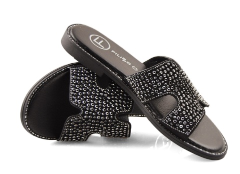Filippo DK6973 czarne klapki